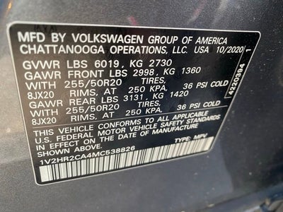 2021 Volkswagen Atlas 3.6L V6 SE w/Technology