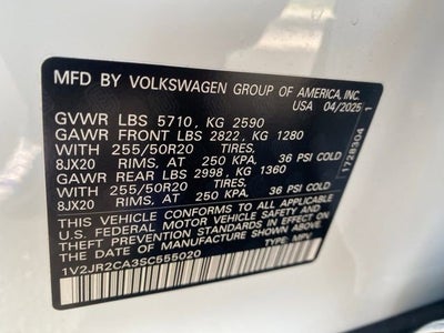 2025 Volkswagen Atlas 2.0T SE w/Technology