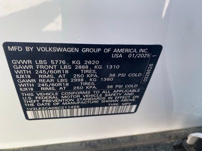 2025 Volkswagen Atlas Cross Sport 2.0T SE