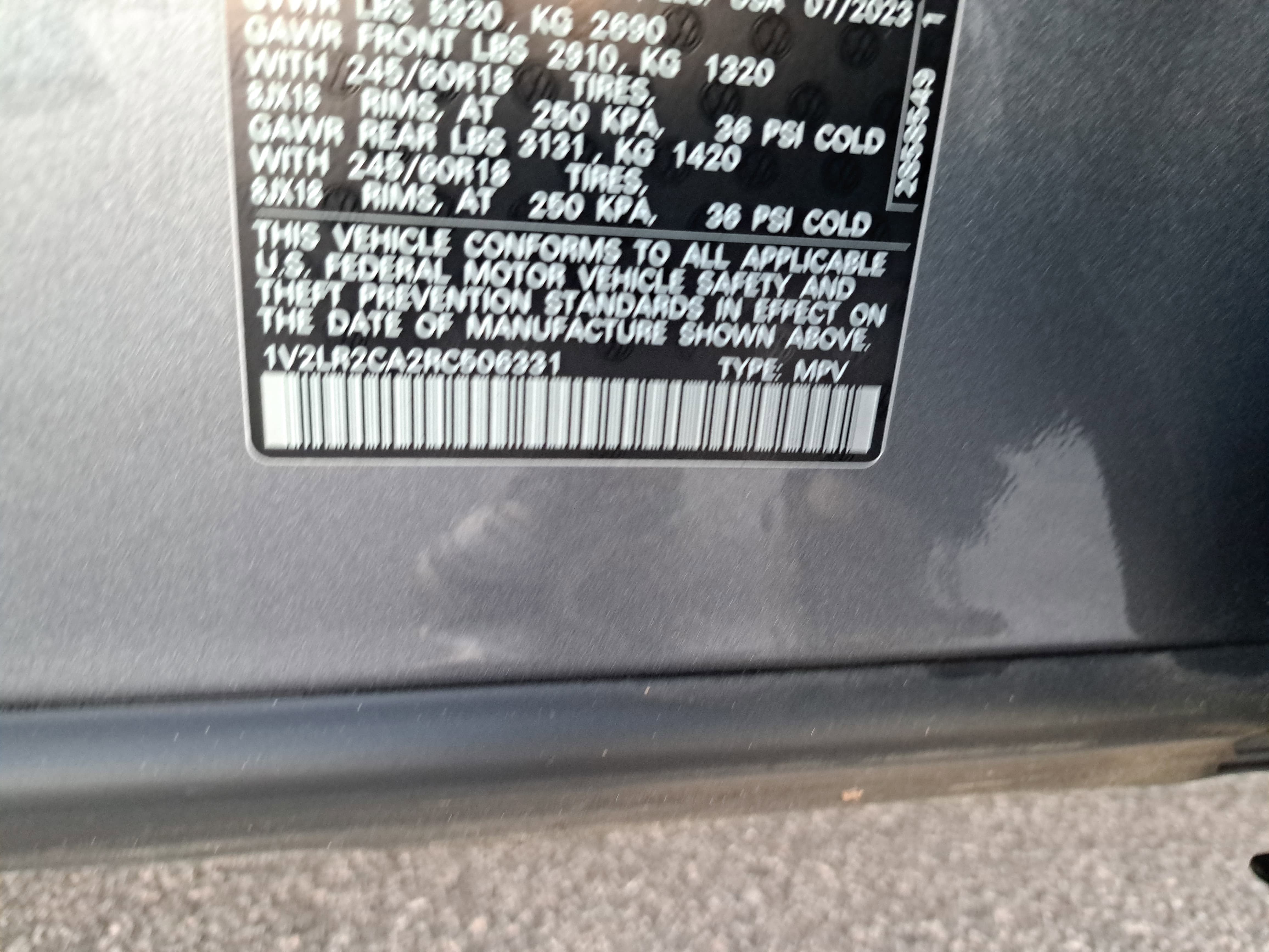 2024 Volkswagen Atlas 2.0T SE