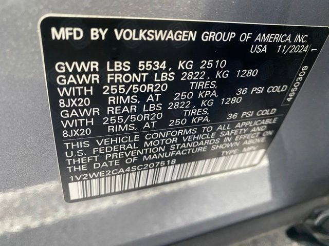 2025 Volkswagen Atlas Cross Sport 2.0T SE w/Technology