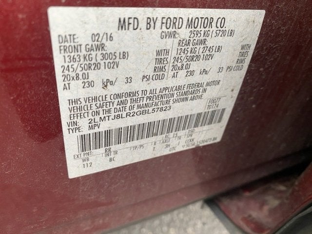 2016 Lincoln MKX Reserve