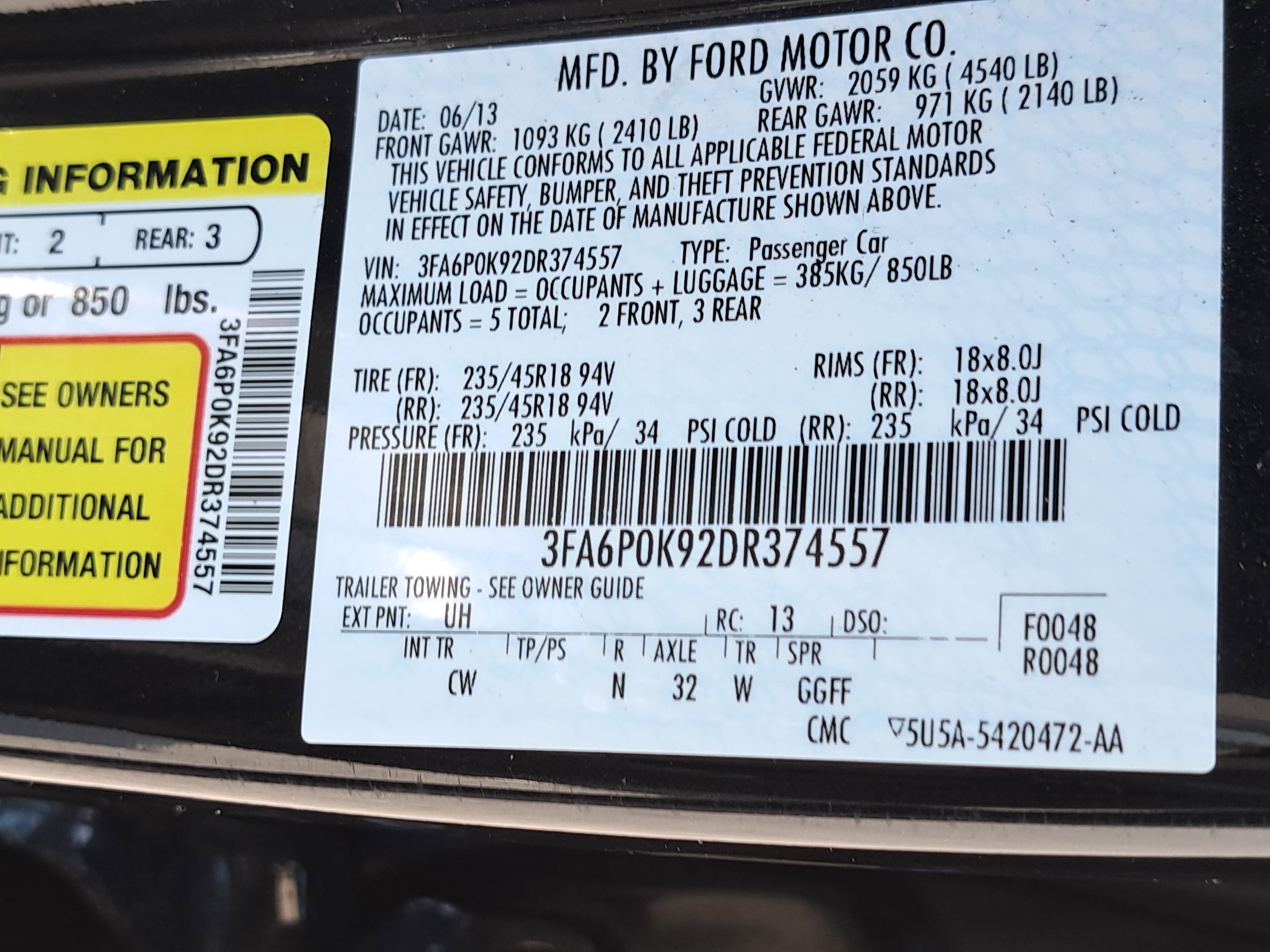 2013 Ford Fusion Titanium