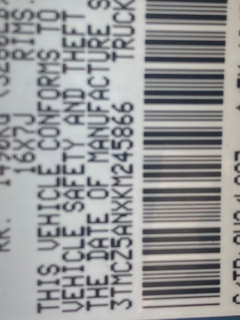 2019 Toyota Tacoma 4WD TRD Off Road