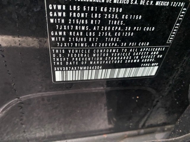 2021 Volkswagen Tiguan SE