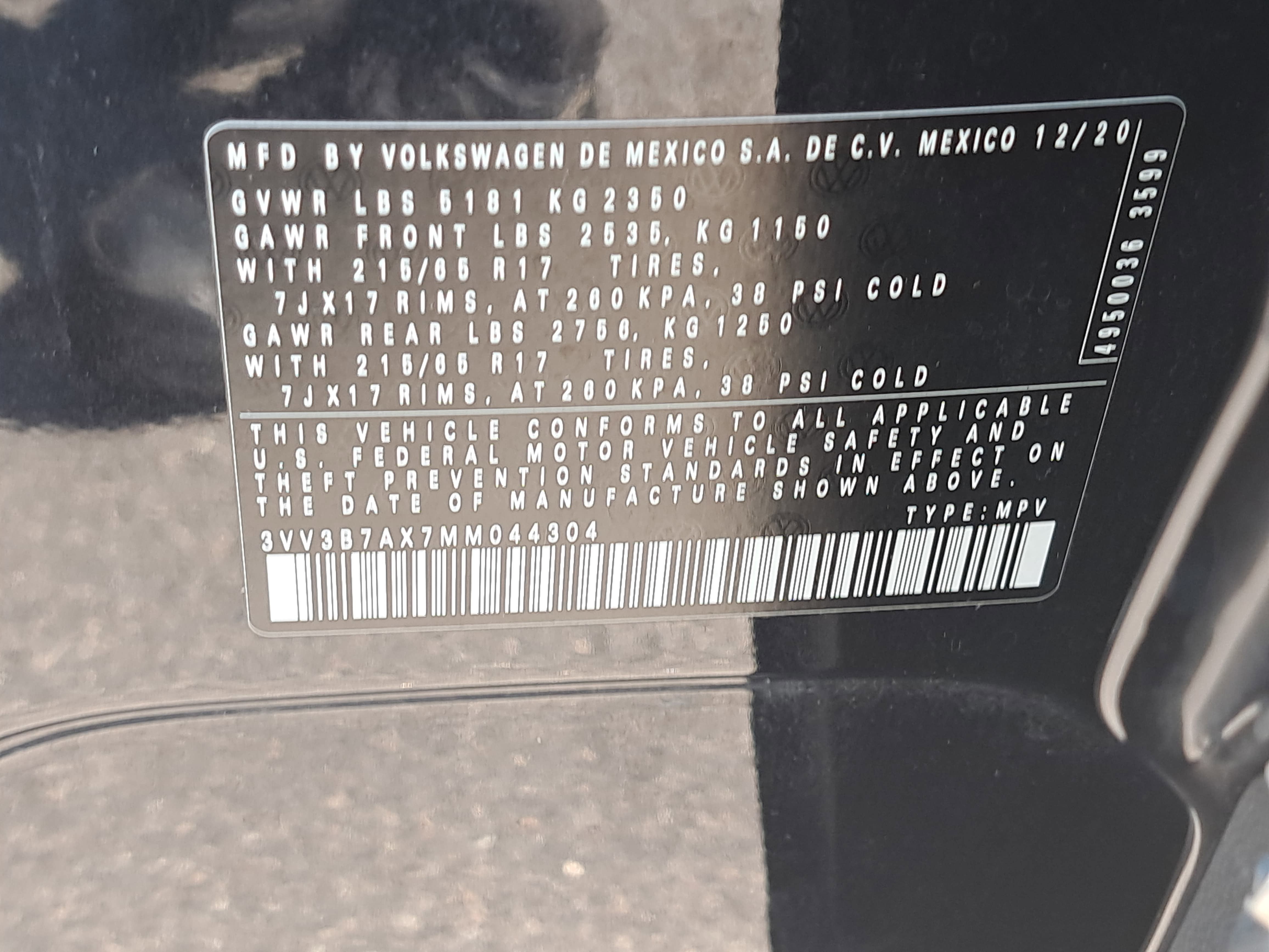 2021 Volkswagen Tiguan SE