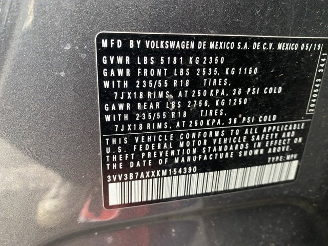 2019 Volkswagen Tiguan SEL