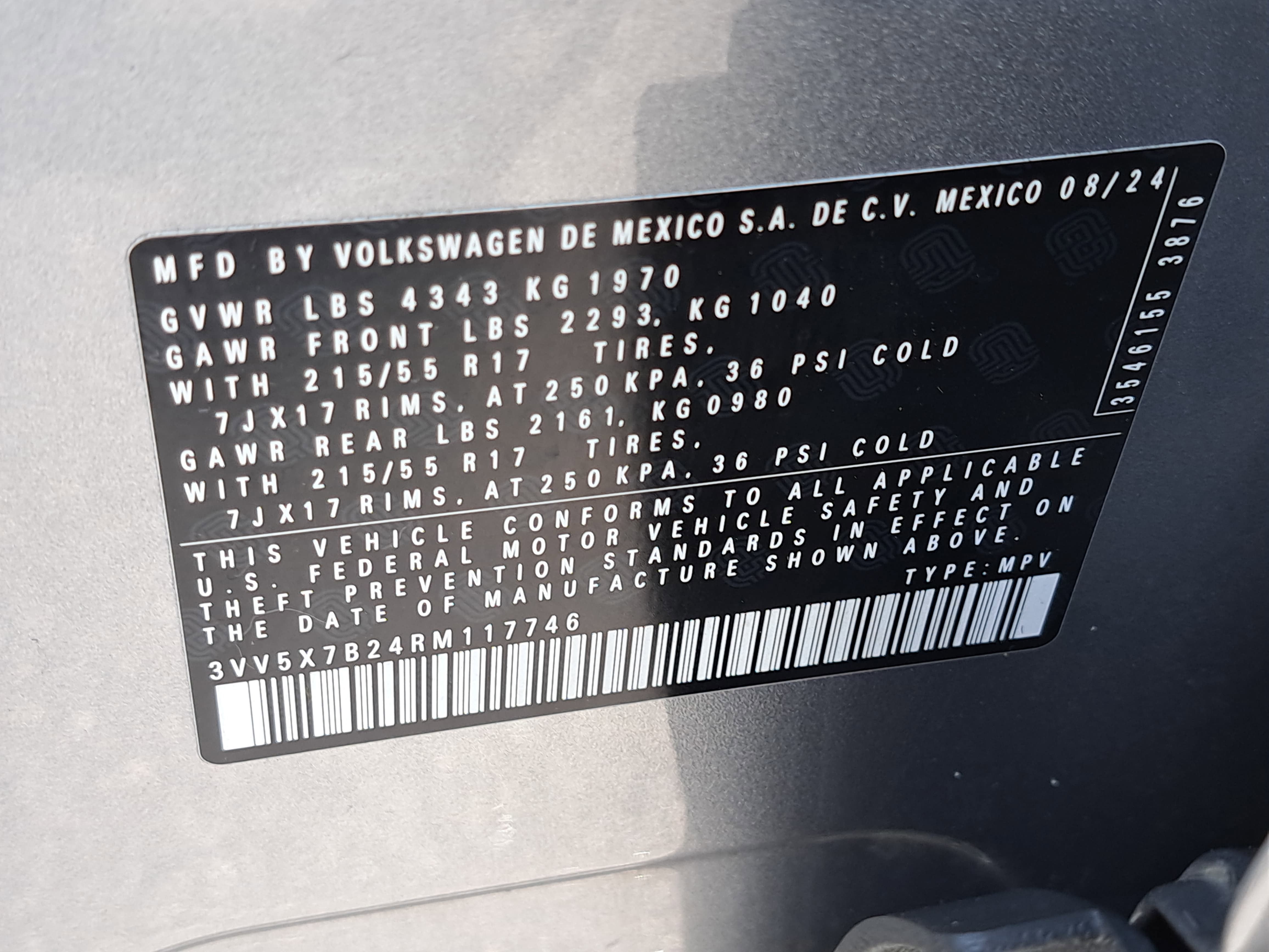 2024 Volkswagen Taos S