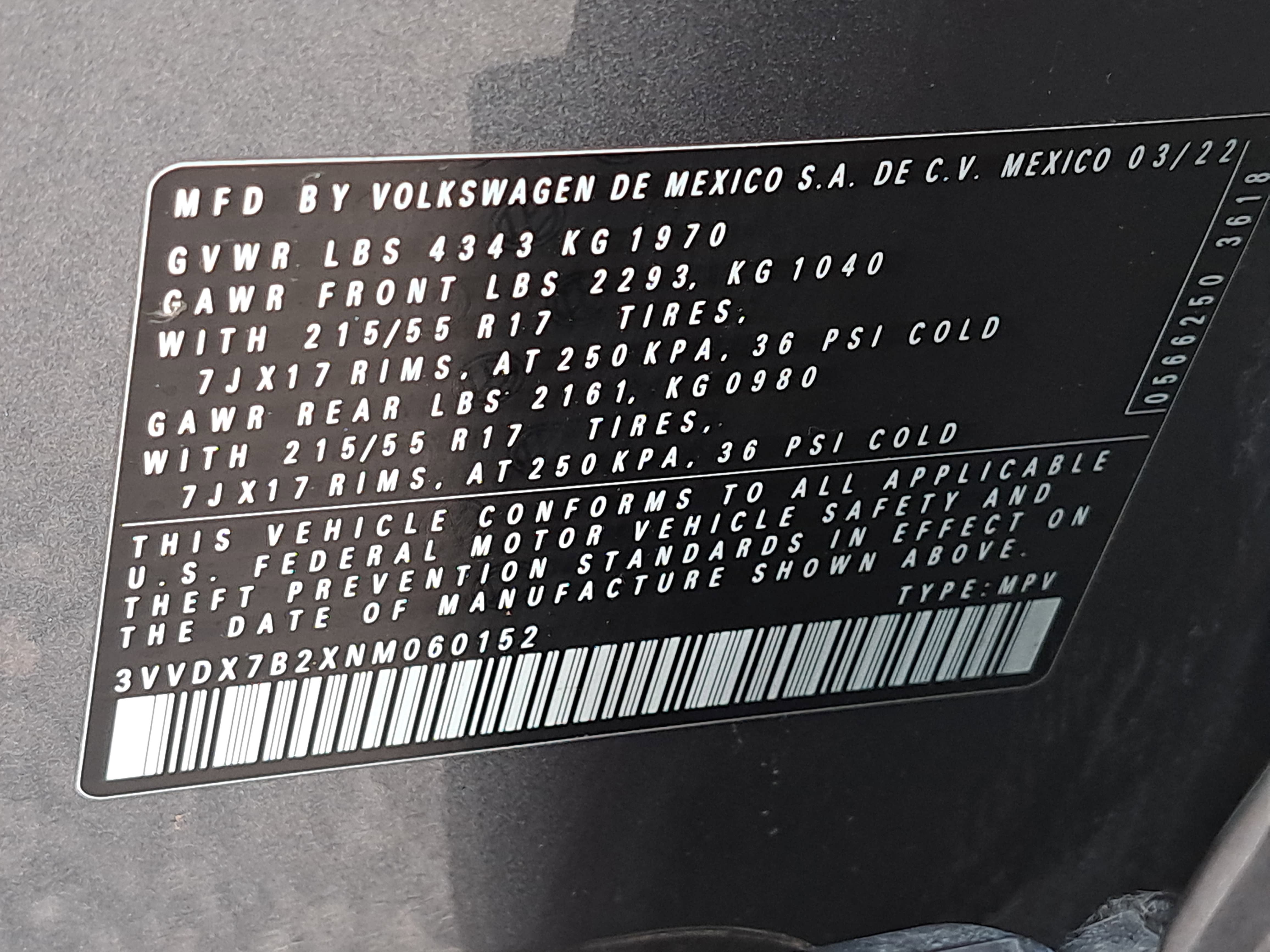 2022 Volkswagen Taos S