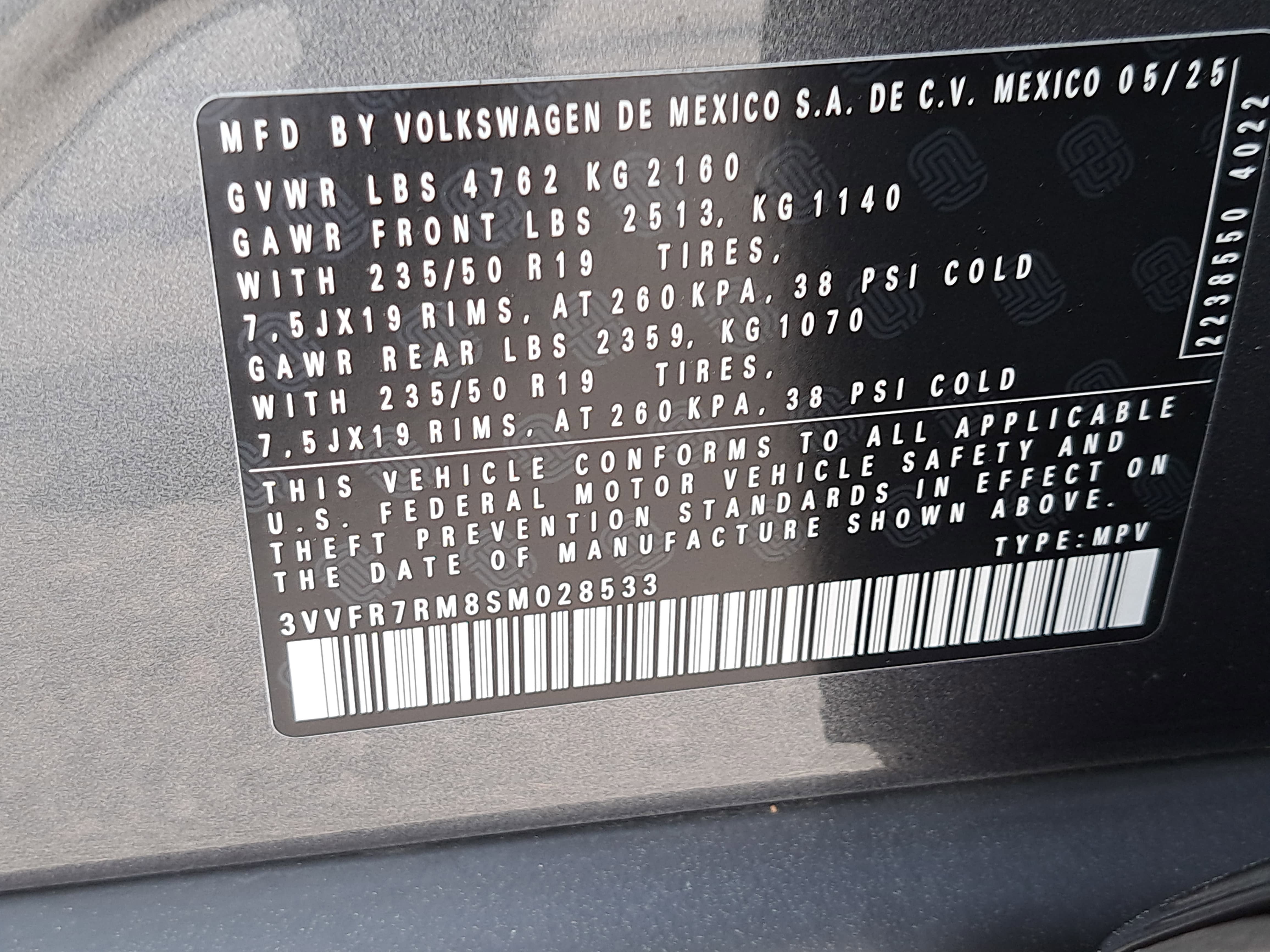 2025 Volkswagen Tiguan SE