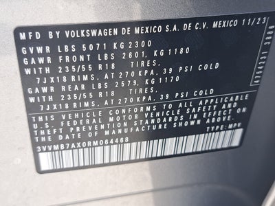 2024 Volkswagen Tiguan SE