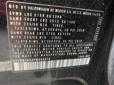 2023 Volkswagen Tiguan SE