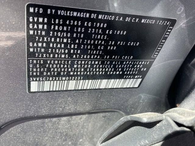 2025 Volkswagen Taos SE