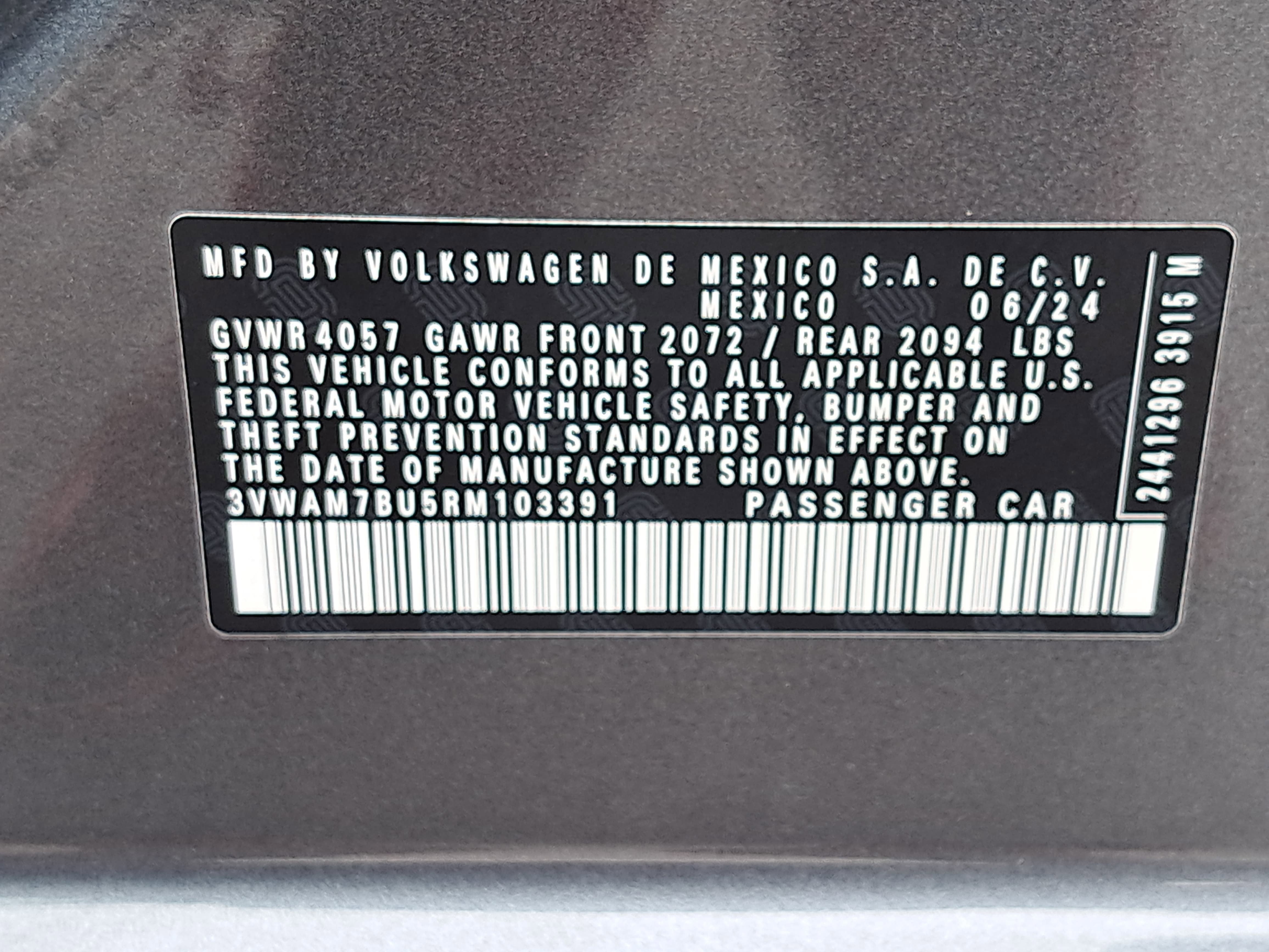 2024 Volkswagen Jetta Sport