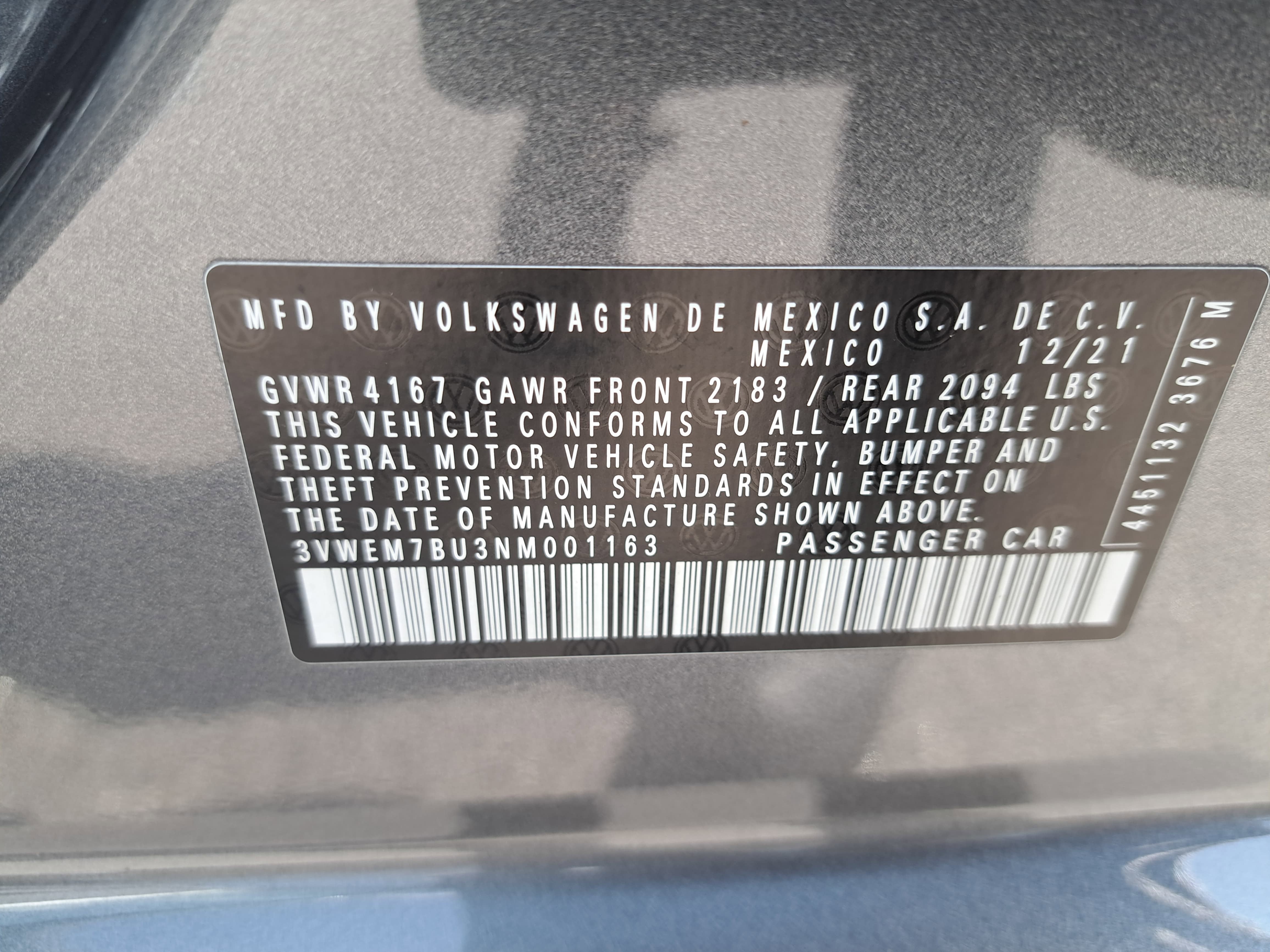 2022 Volkswagen Jetta SE