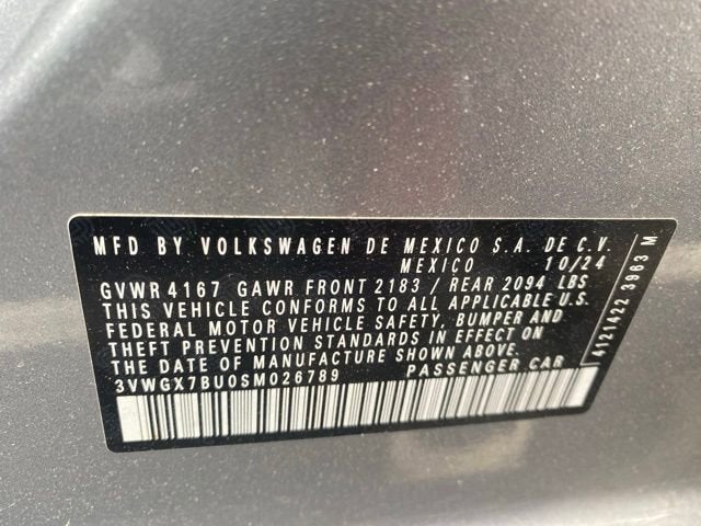 2025 Volkswagen Jetta SEL
