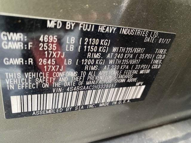 2017 Subaru Outback 2.5i