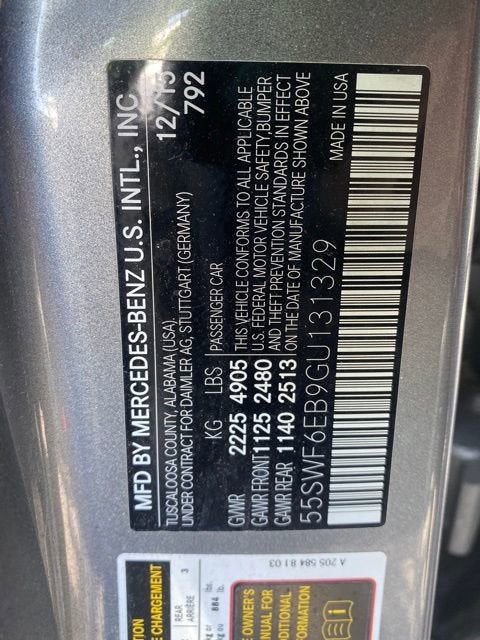 2016 Mercedes-Benz C-Class C 450 AMG®