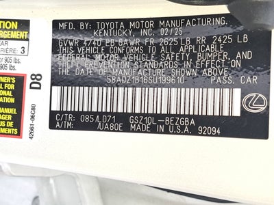 2025 Lexus ES ES 350