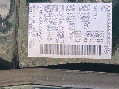 2022 Nissan Pathfinder Platinum