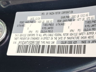 2025 Mazda Mazda MX-5 Miata RF Grand Touring