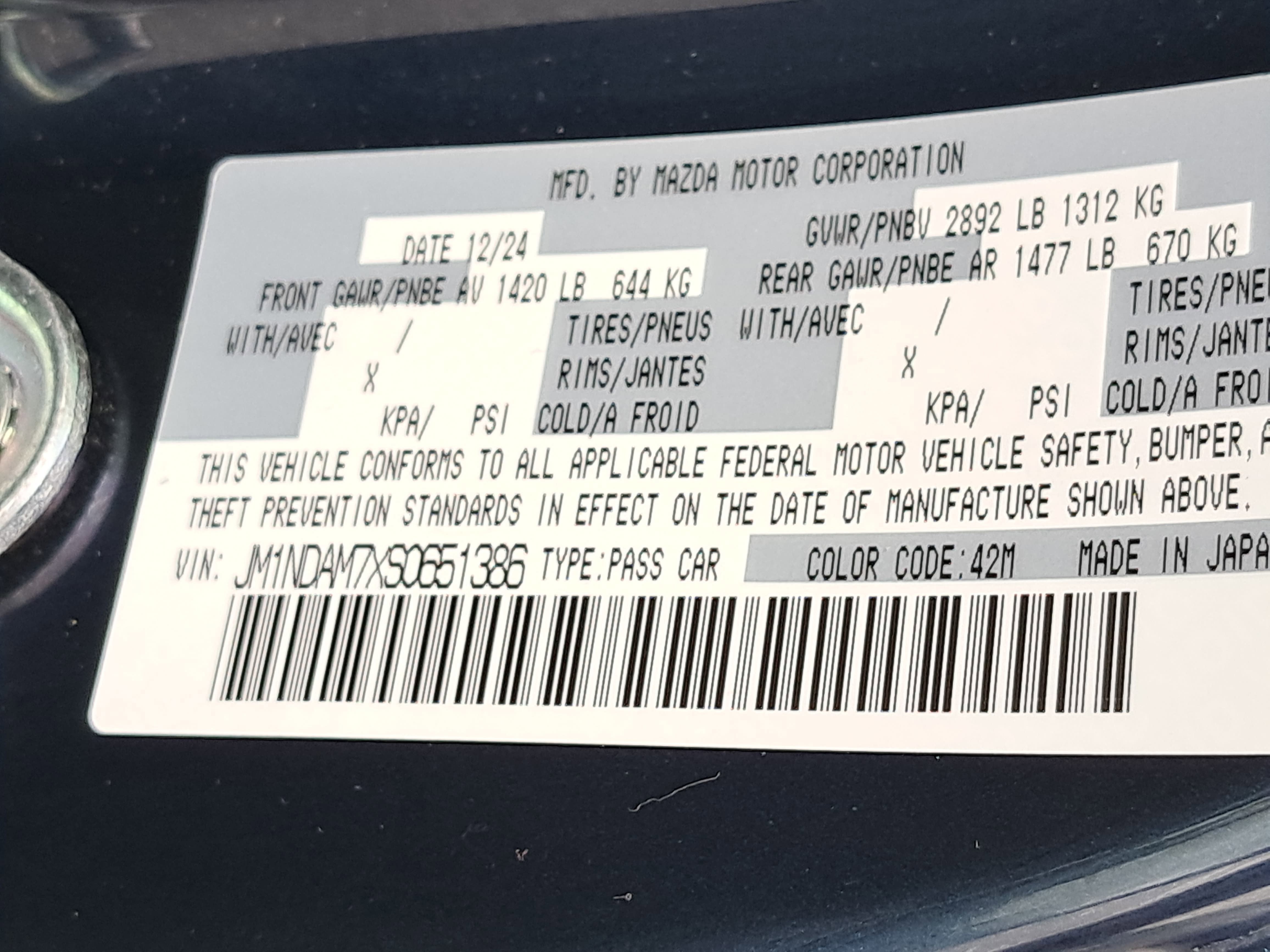 2025 Mazda Mazda MX-5 Miata RF Grand Touring