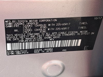 2018 Toyota RAV4 Hybrid LE