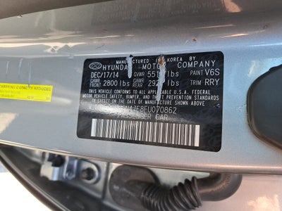 2015 Hyundai Genesis 3.8L