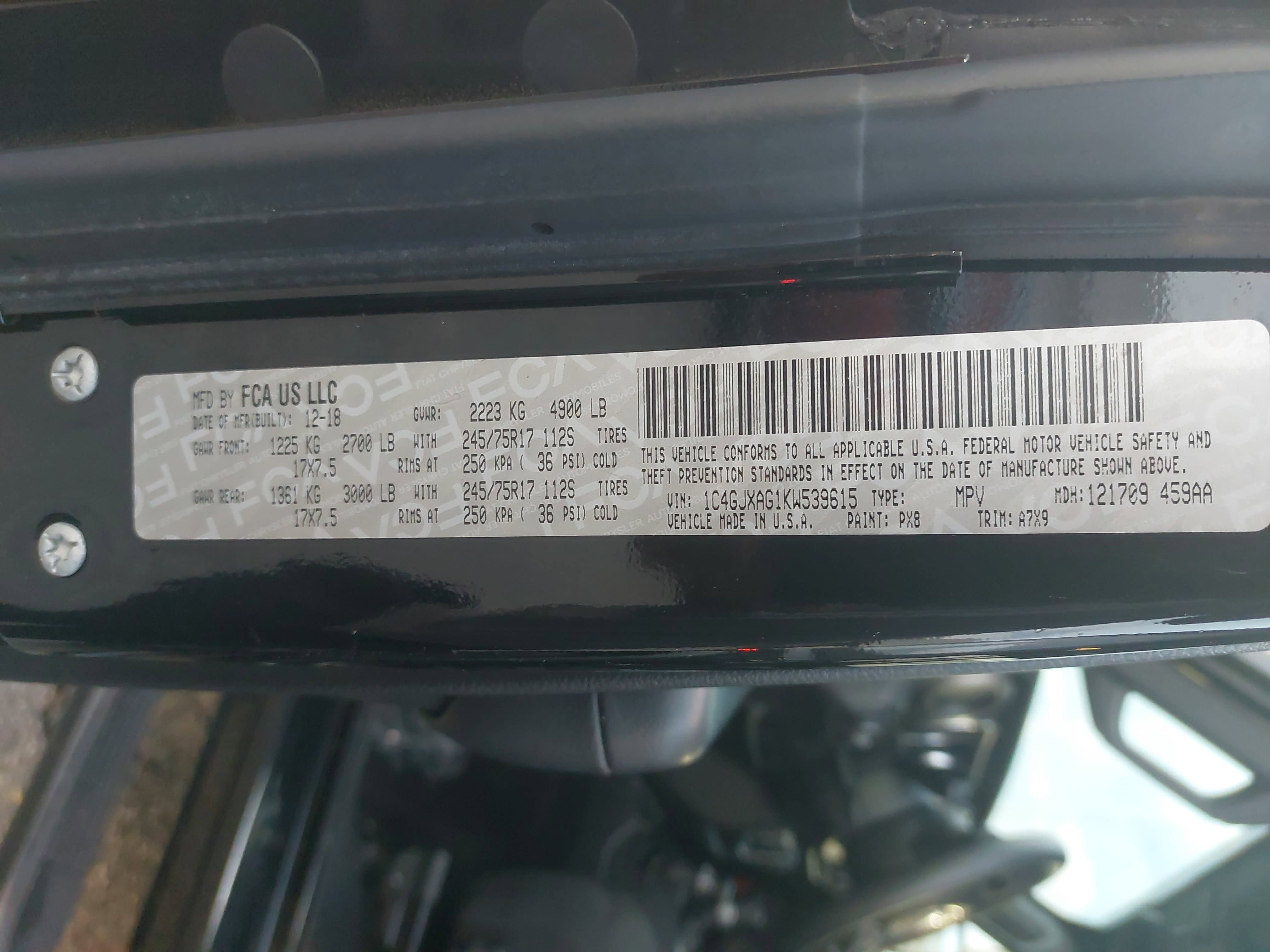 2019 Jeep Wrangler Sport