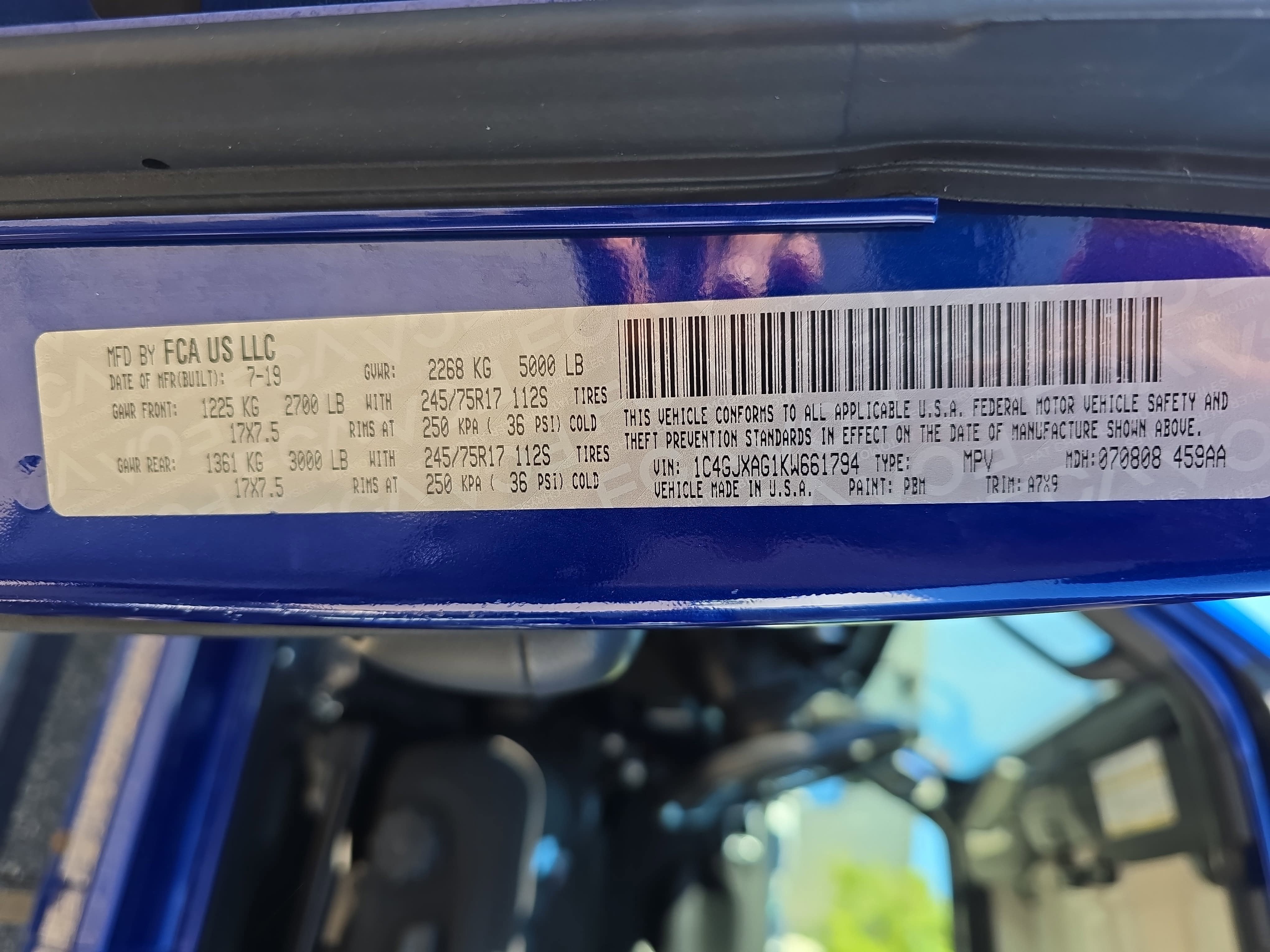 2019 Jeep Wrangler Sport S