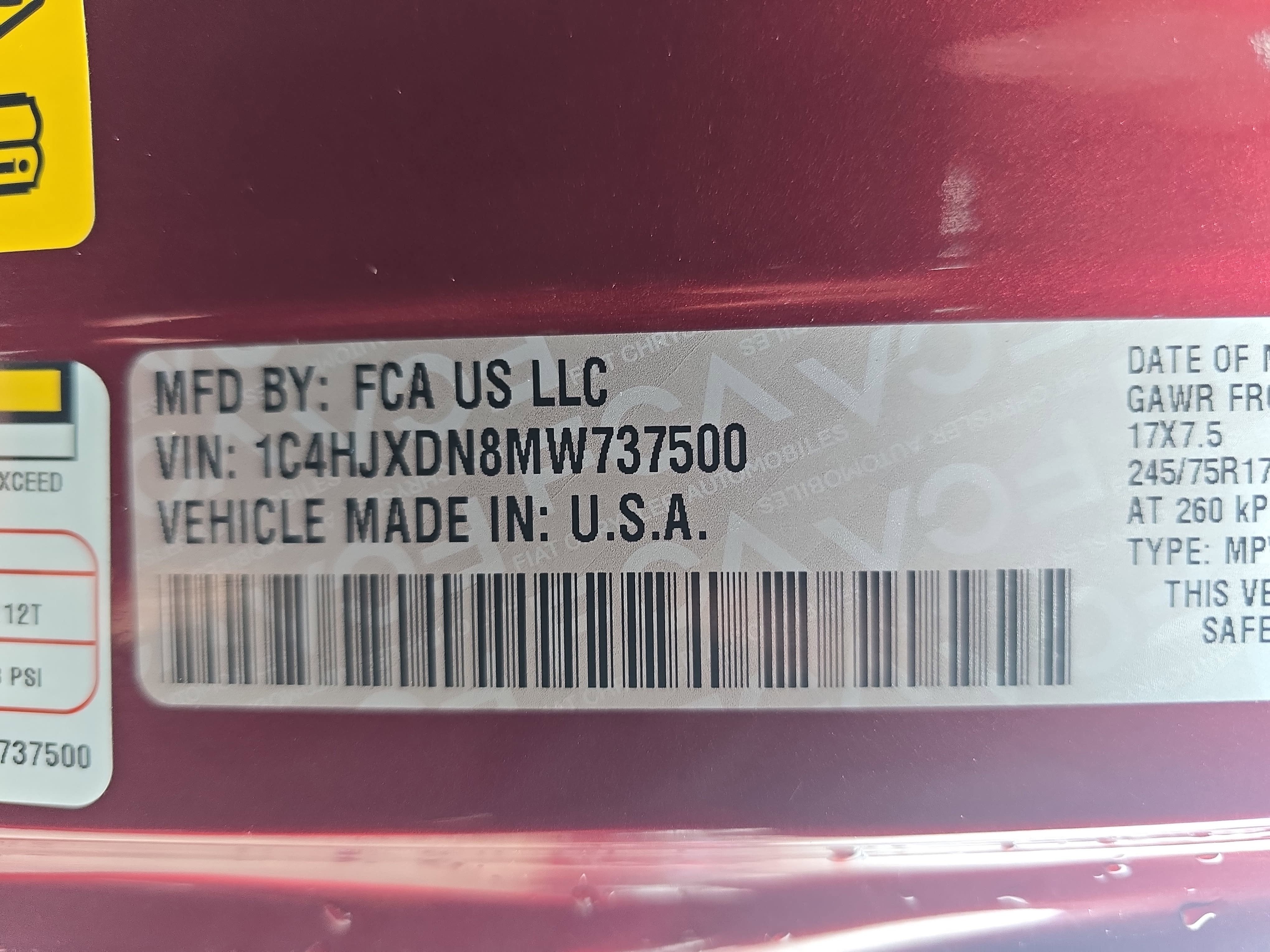 2021 Jeep Wrangler Unlimited Sport S