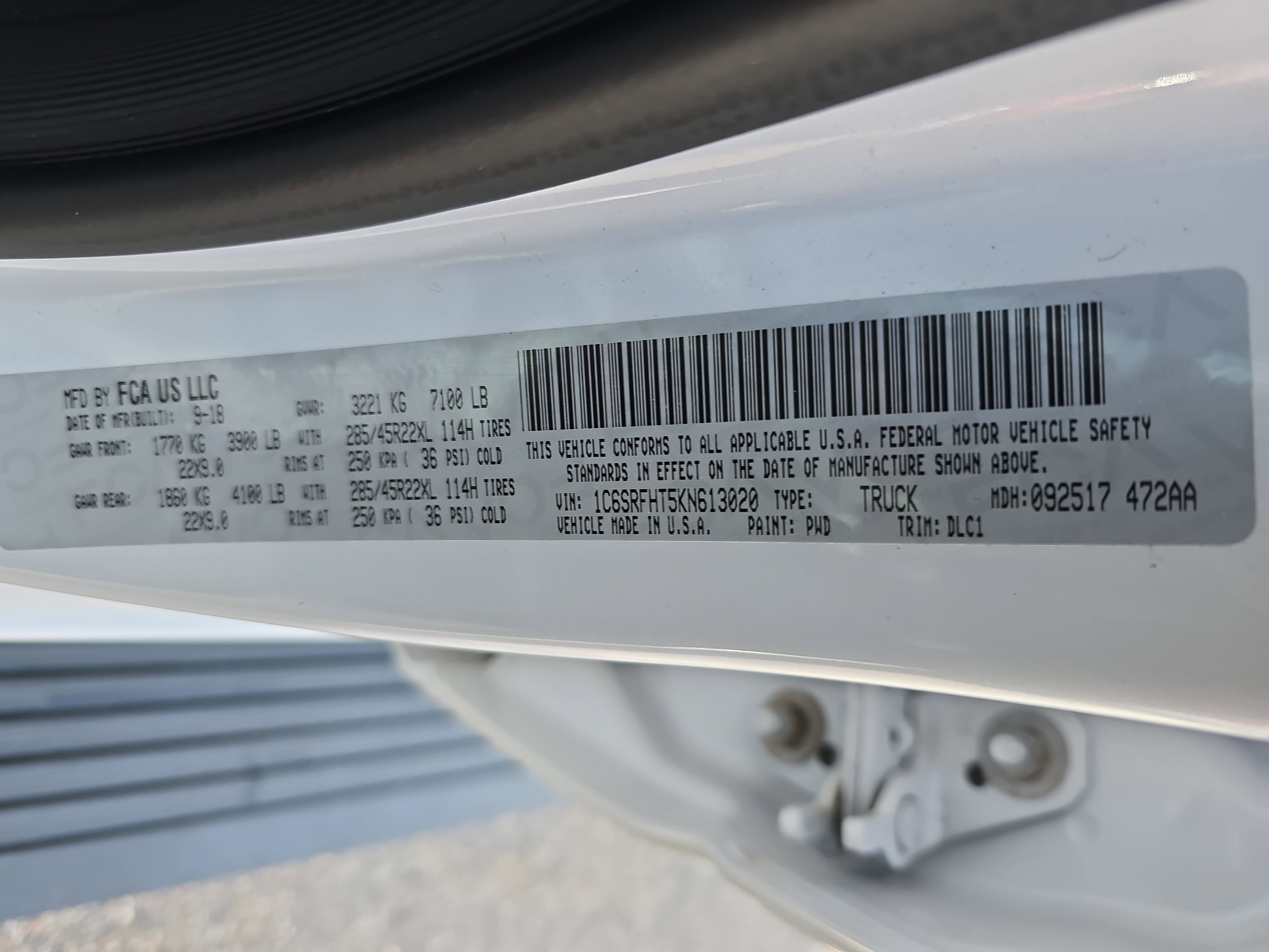 2019 RAM 1500 Limited