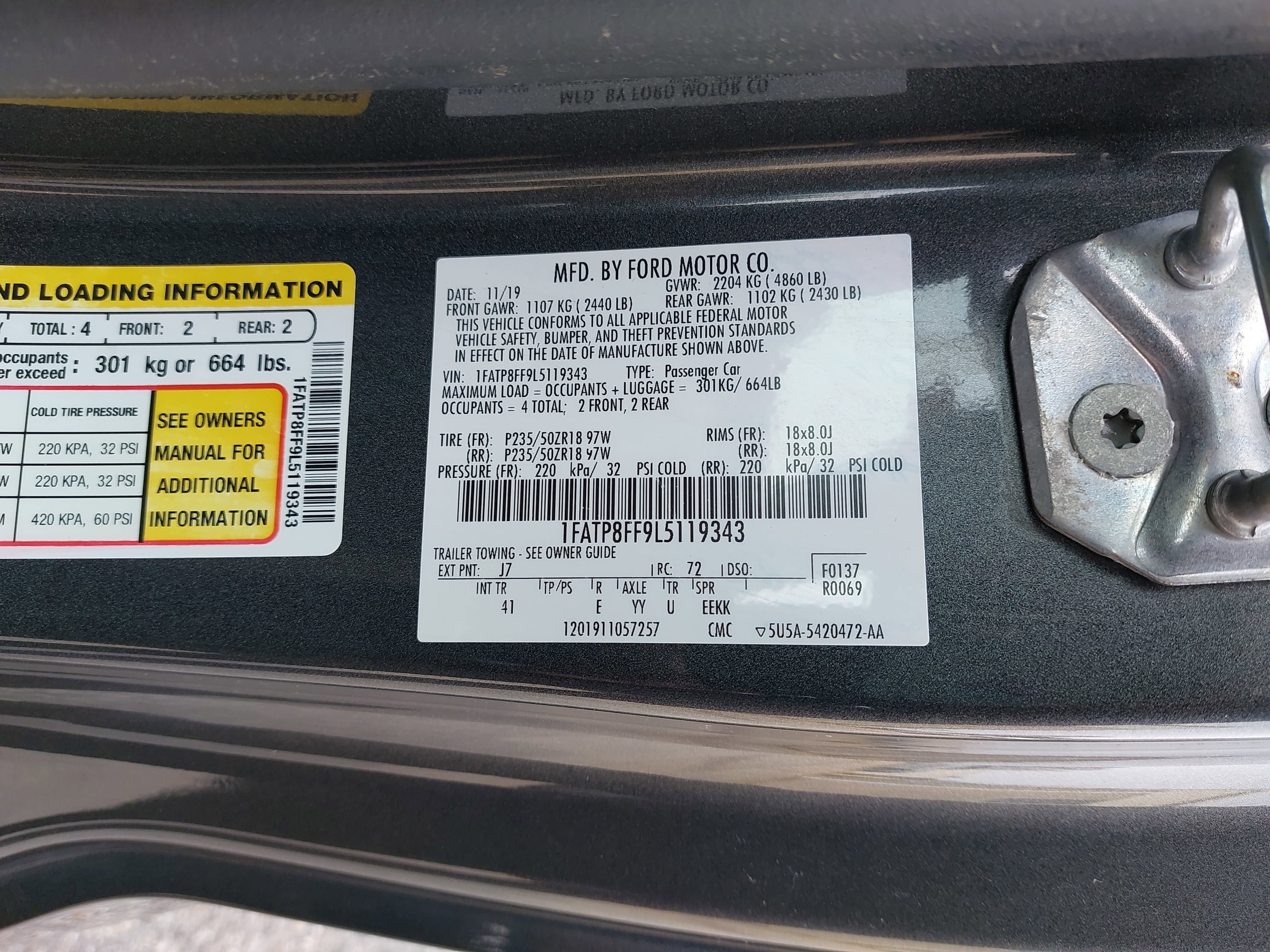 2020 Ford Mustang GT Premium