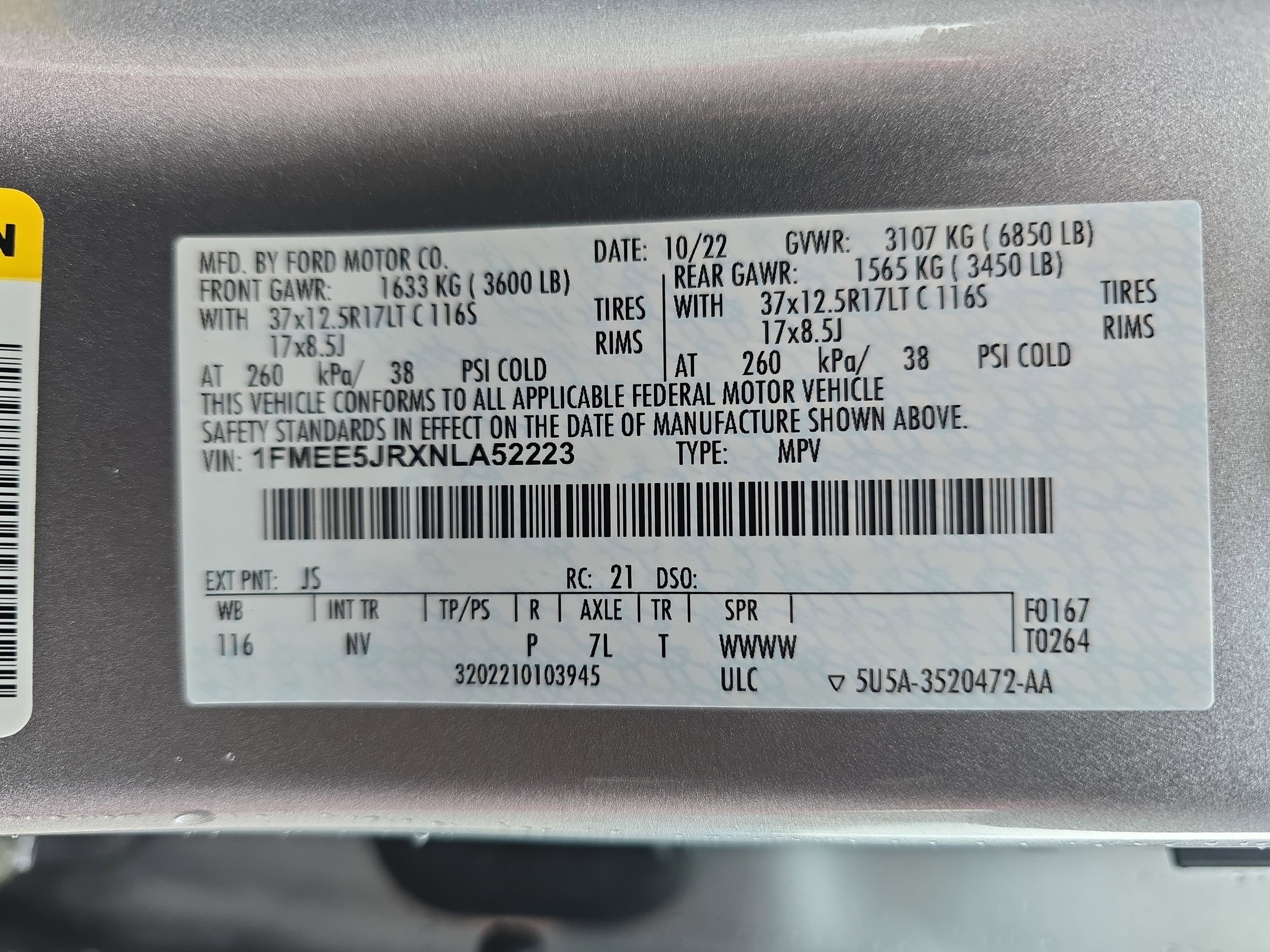 2022 Ford Bronco Raptor