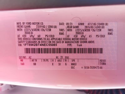 2022 Ford Super Duty F-250 SRW Platinum