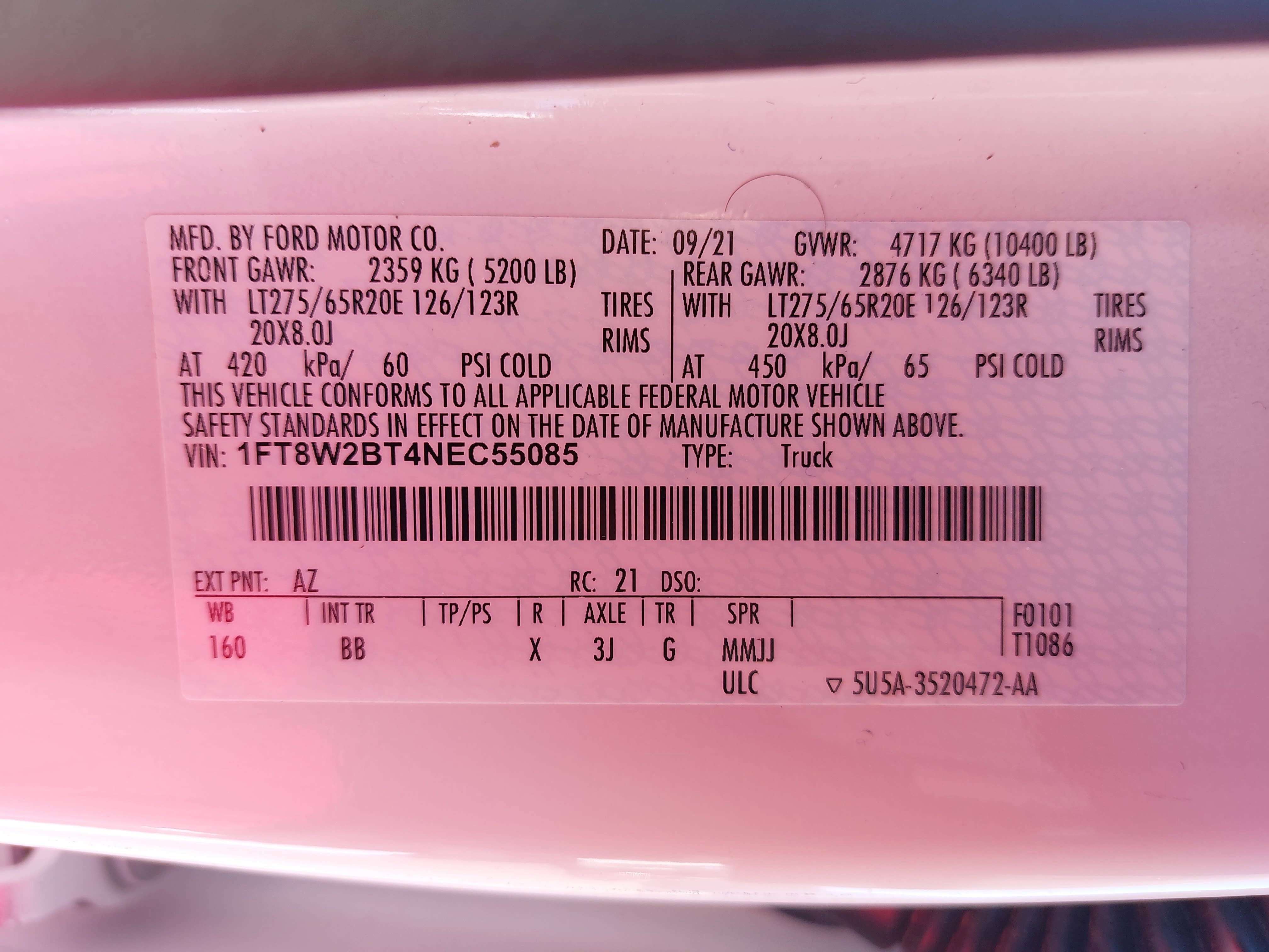 2022 Ford Super Duty F-250 SRW Platinum