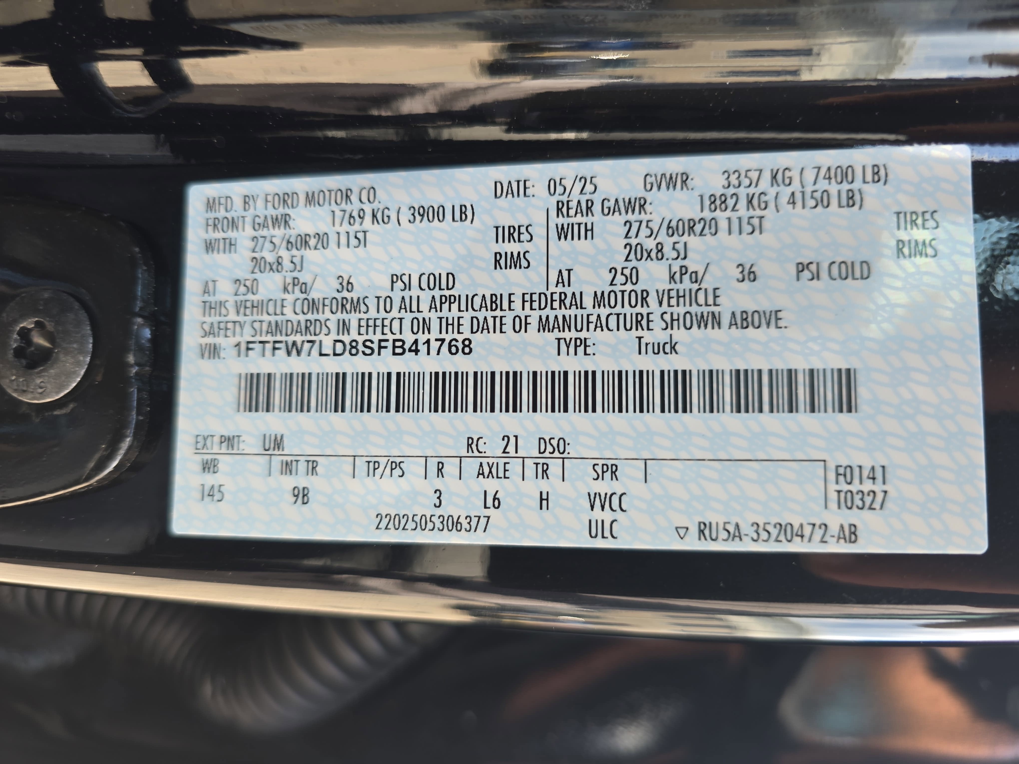 2025 Ford F-150 Platinum