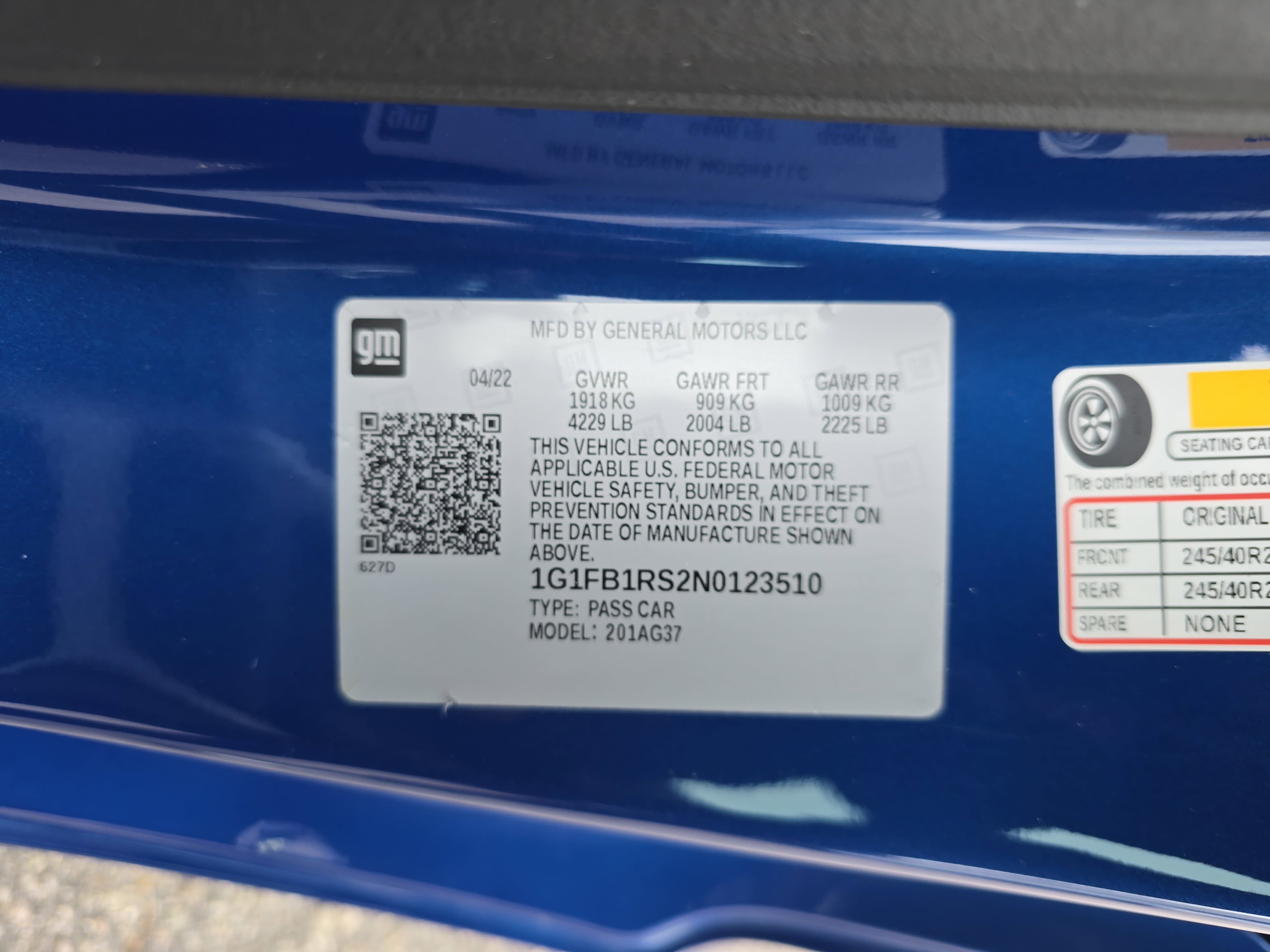 2022 Chevrolet Camaro 1LT