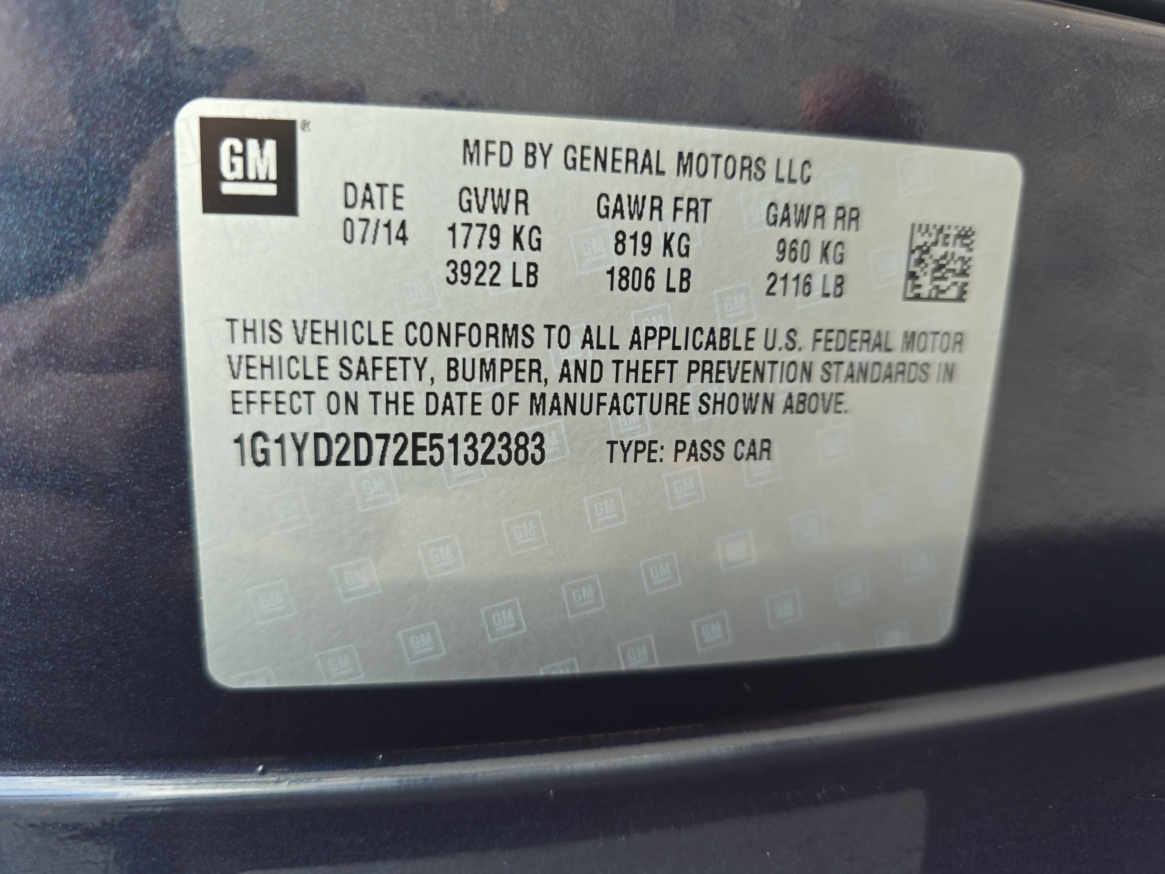 2014 Chevrolet Corvette Stingray 2LT