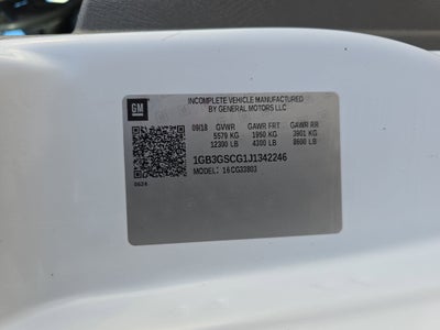 2018 Chevrolet Express Commercial Cutaway CUTWAY