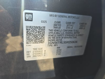 2025 Chevrolet Tahoe High Country