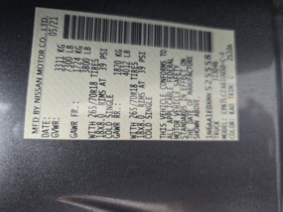 2021 Nissan Titan SV