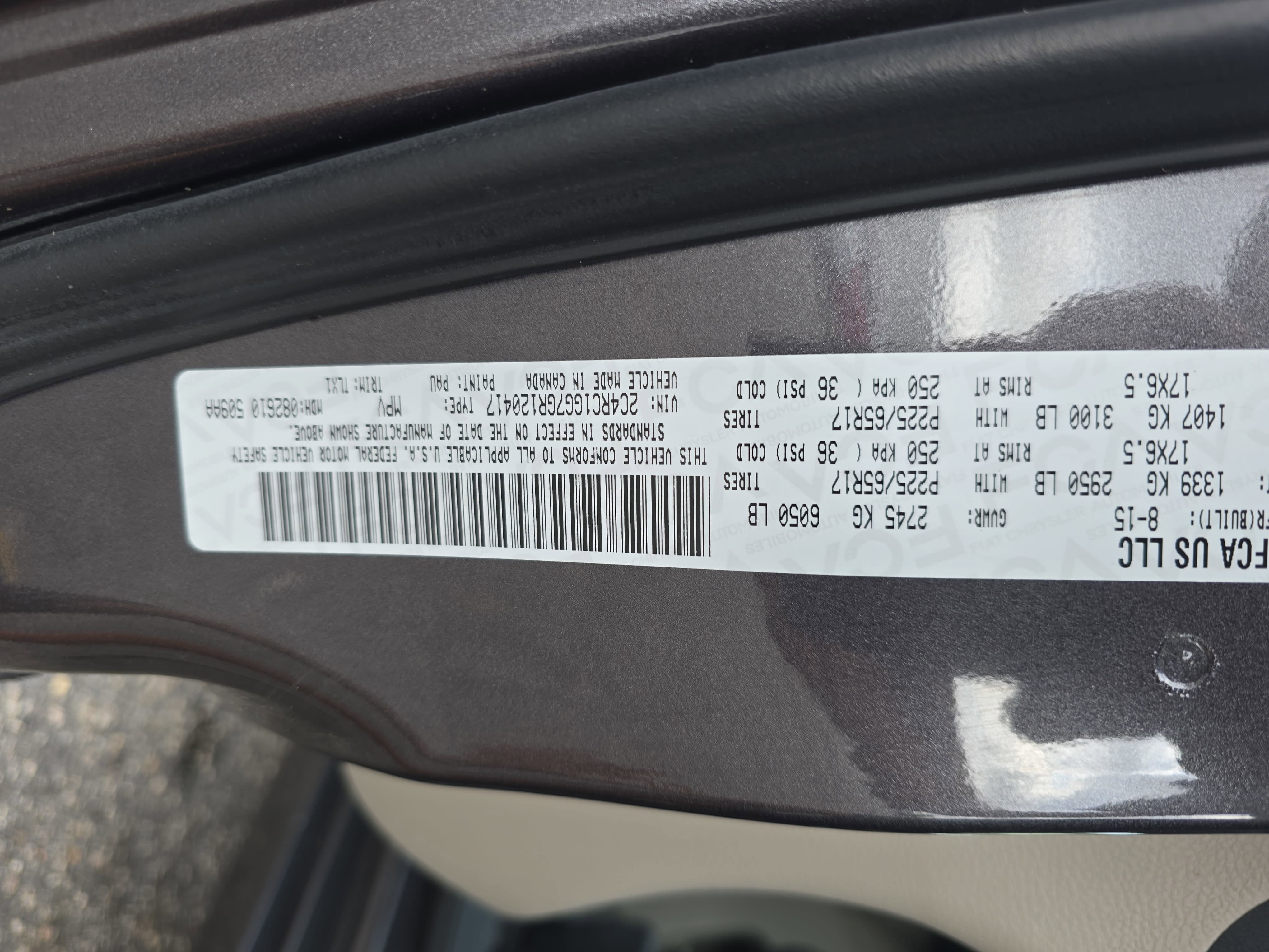 2016 Chrysler Town & Country Limited Platinum