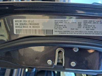 2021 RAM 2500 Tradesman