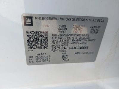 2018 Chevrolet Silverado 1500 LT