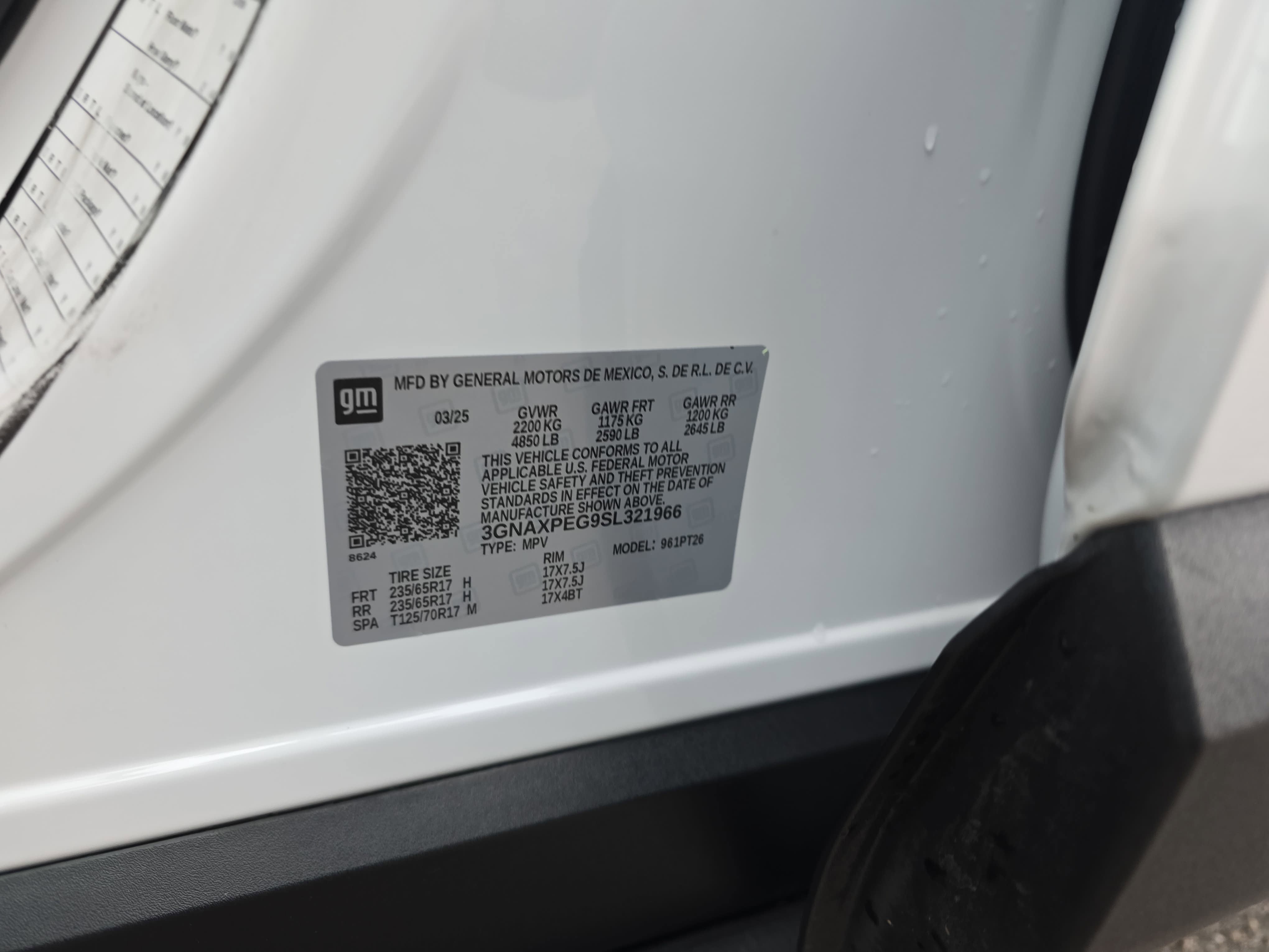 2025 Chevrolet Equinox AWD LT