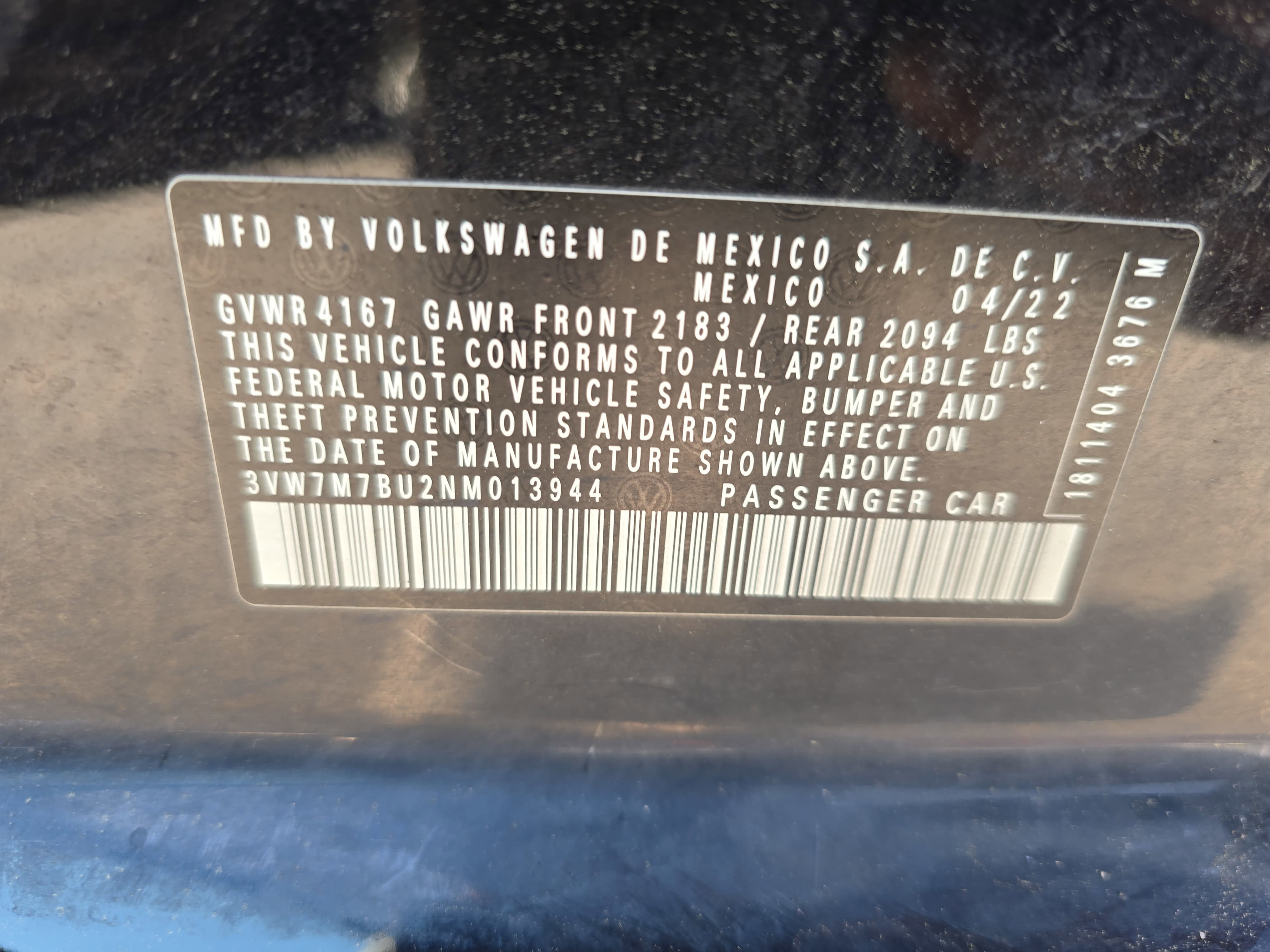 2022 Volkswagen Jetta SE