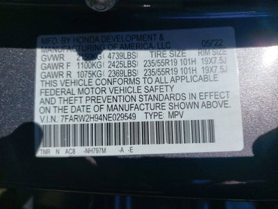 2022 Honda CR-V Touring