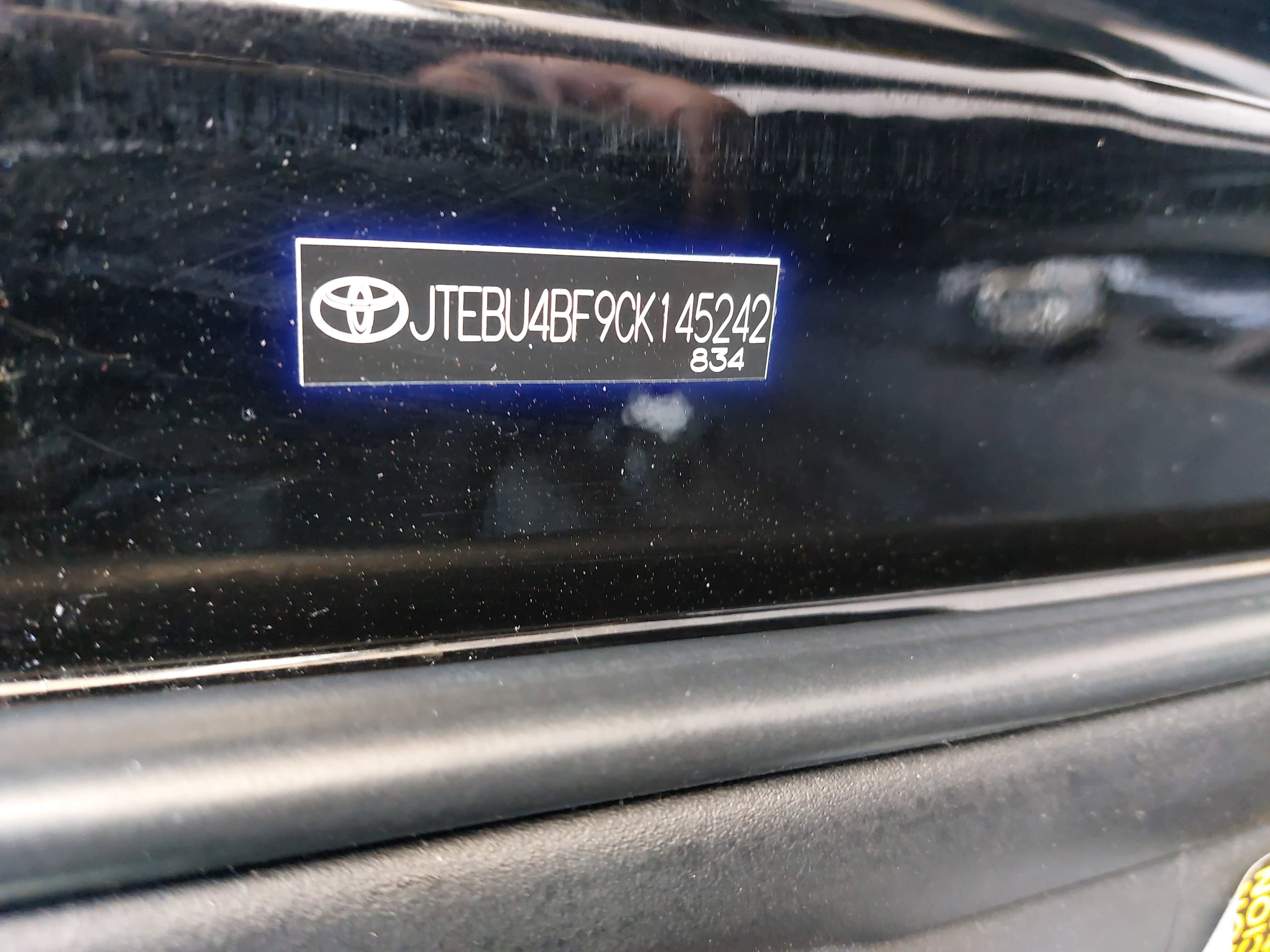 2012 Toyota FJ Cruiser SR