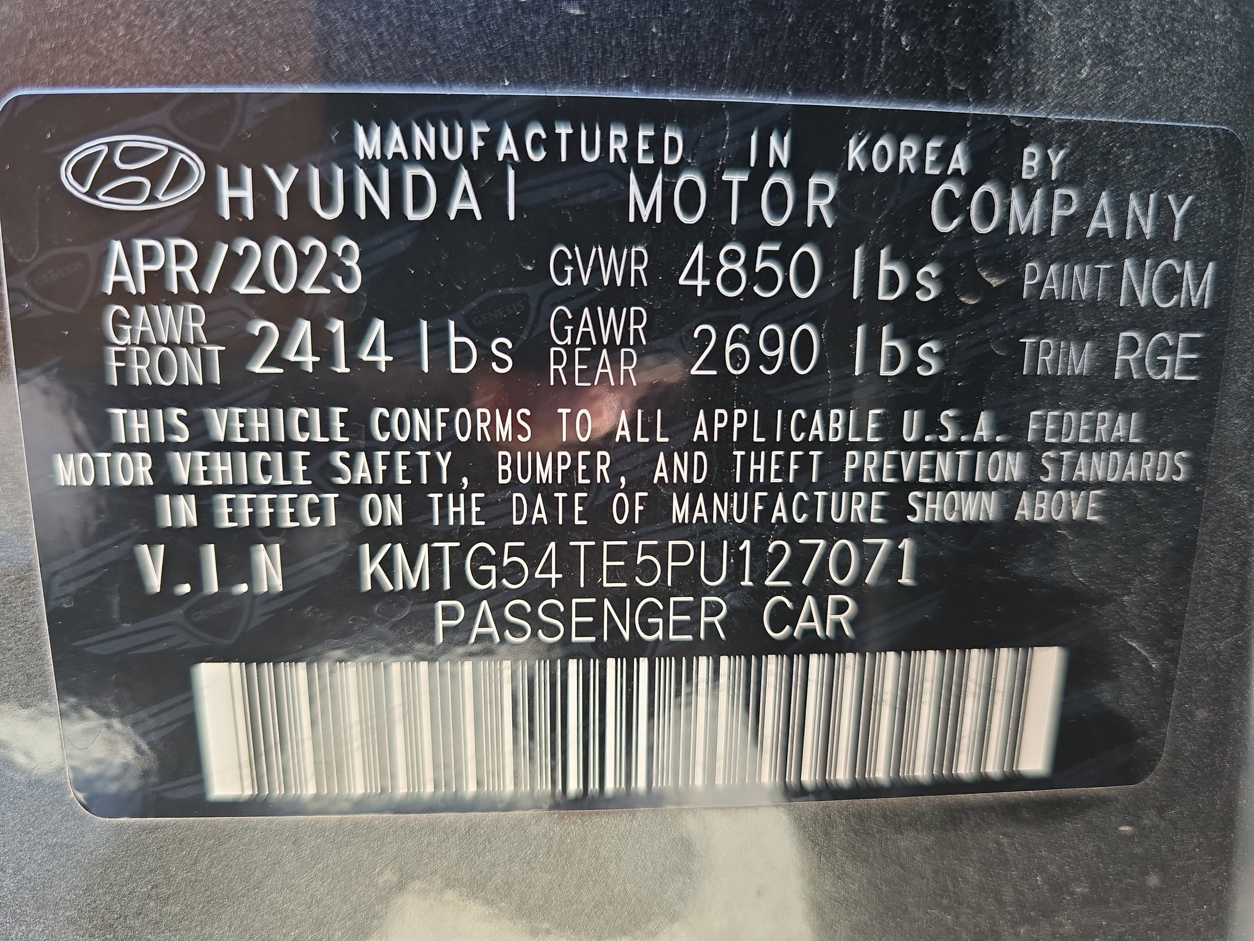 2023 Genesis G70 3.3T